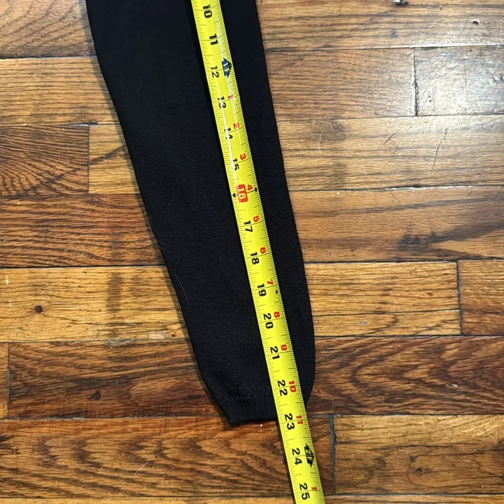 D. EXTERIOR Women's‎ Black Extra Fine Wool Cardigan Elegant Pleated Back Panel S - Picture 13 of 13